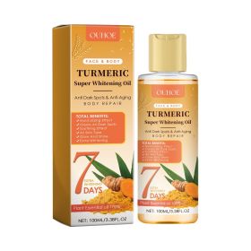 OUHOE Turmeric Whitening Skin Oil Repairs Skin Barrier Moisturizes and Tightens Skin Whitening and Brightening Reduces Joint Dark Spots